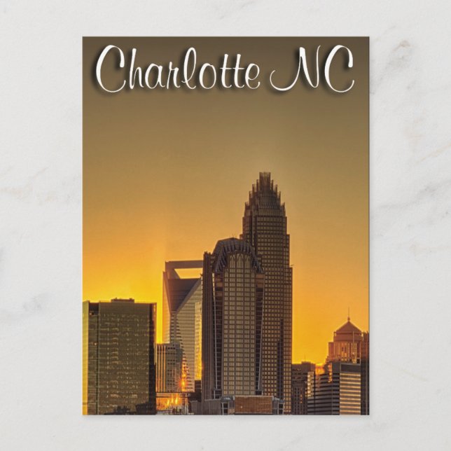 Charlotte NC Postcard (Front)