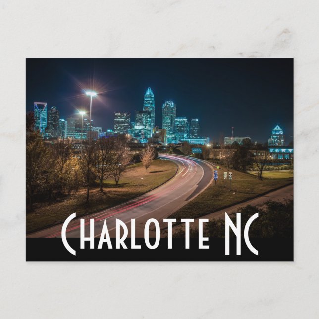 Charlotte NC Postcard (Front)