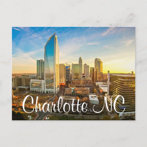 Charlotte NC Postcard