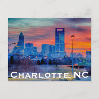 Charlotte NC Postcard