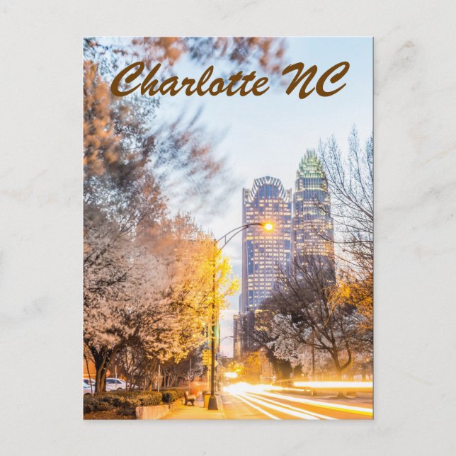 Charlotte NC Postcard (Front)