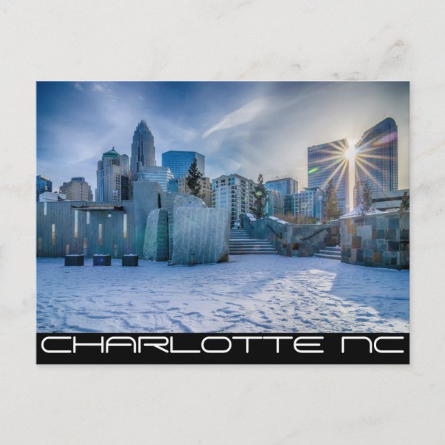 Charlotte NC -QUEEN CITY Postcard (Front)