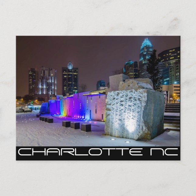 Charlotte NC -QUEEN CITY Postcard (Front)