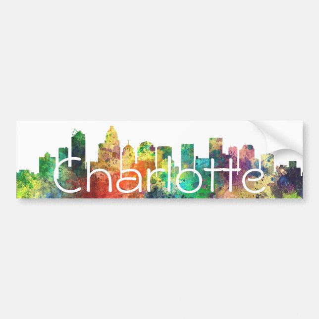 CHARLOTTE NC SP - BUMPER STICKER (Front)