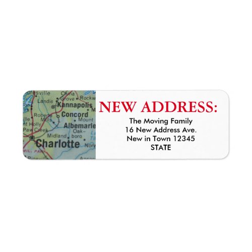 Charlotte New Address Label