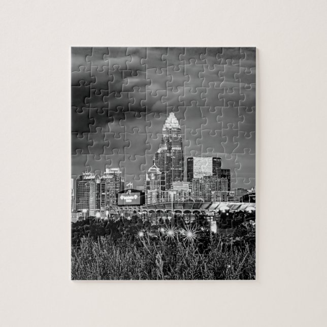 charlotte north carolina architecture skyline buil jigsaw puzzle (Vertical)