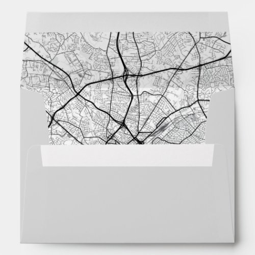  Charlotte North Carolina City Map Envelope