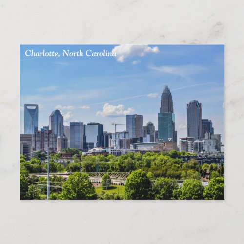 Charlotte North Carolina City Postcard