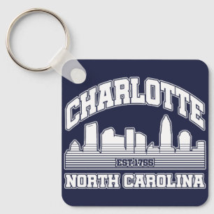 Charlotte,North Carolina Keychain