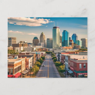 Charlotte north carolina postcard