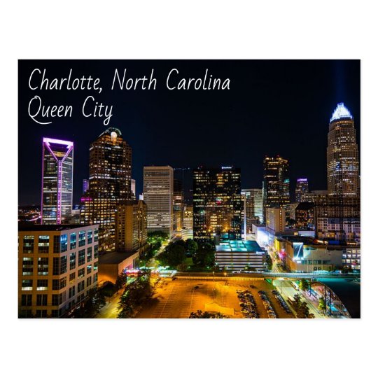 Charlotte, North Carolina Queen City Postcard