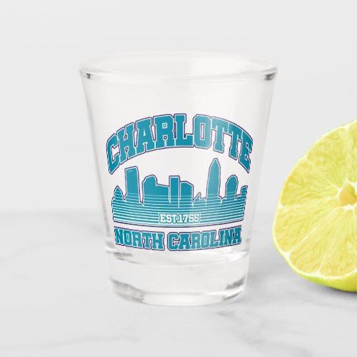 CharlotteNorth Carolina Shot Glass