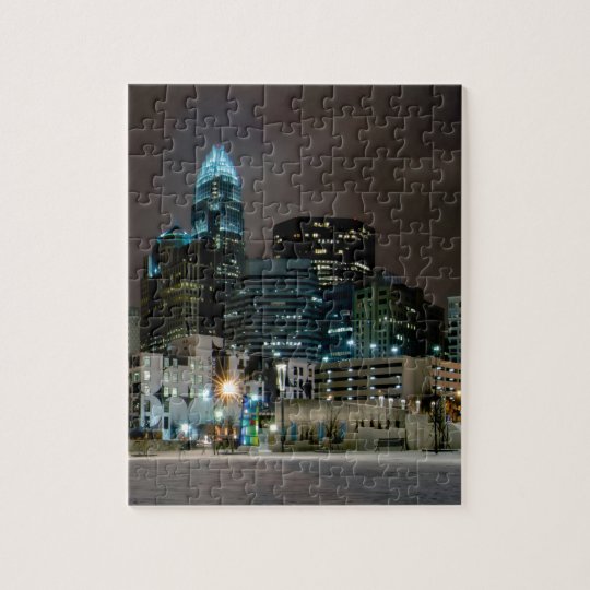 Charlotte, North Carolina skyline Jigsaw Puzzle