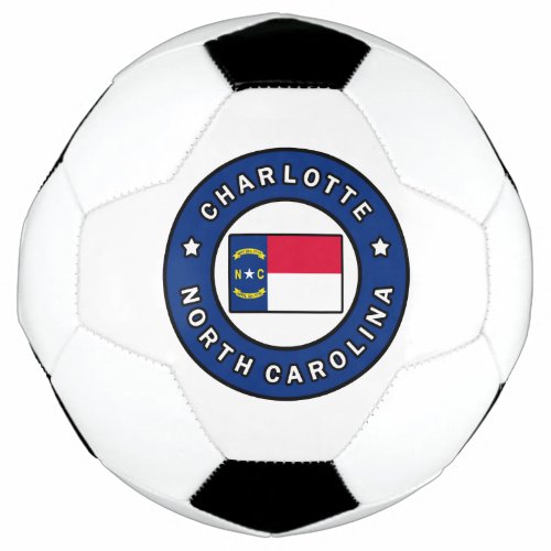 Charlotte North Carolina Soccer Ball