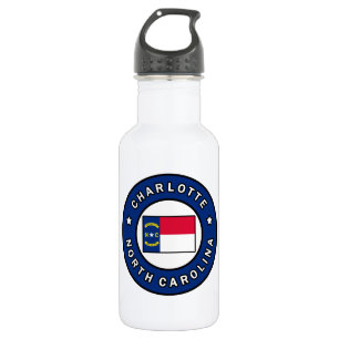 Charlotte North Carolina Stainless Steel Water Bottle