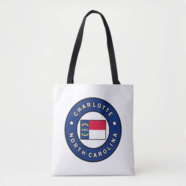 Charlotte North Carolina Tote Bag (Front)