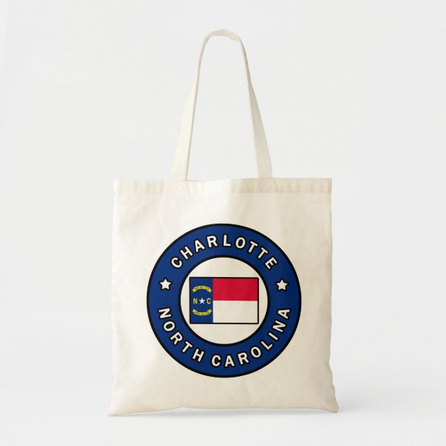 Charlotte North Carolina Tote Bag (Front)
