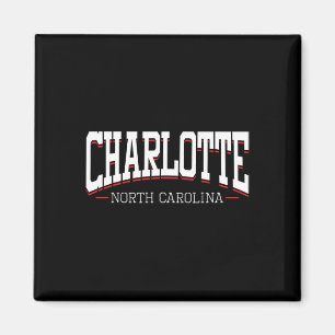 Charlotte North Carolina Vacation College Style Nc Magnet