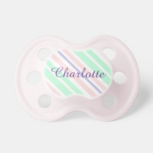 Charlotte Personalized Baby Girl Pacifier