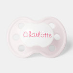 Charlotte Personalized Baby Name Pacifier at Zazzle