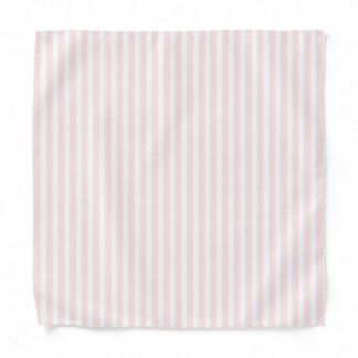 Charlotte Pink and White Stripes Baby Pink Bandana
