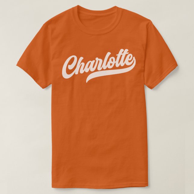 Charlotte Retro Charlotte Hornets T-Shirt (Design Front)