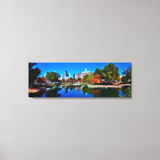 charlotte skyline canvas print