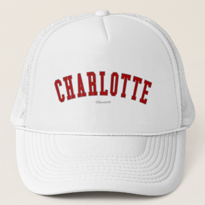 Charlotte Trucker Hat