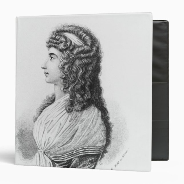 Charlotte von Stein, born von Schardt, late 3 Ring Binder (Front/Inside)