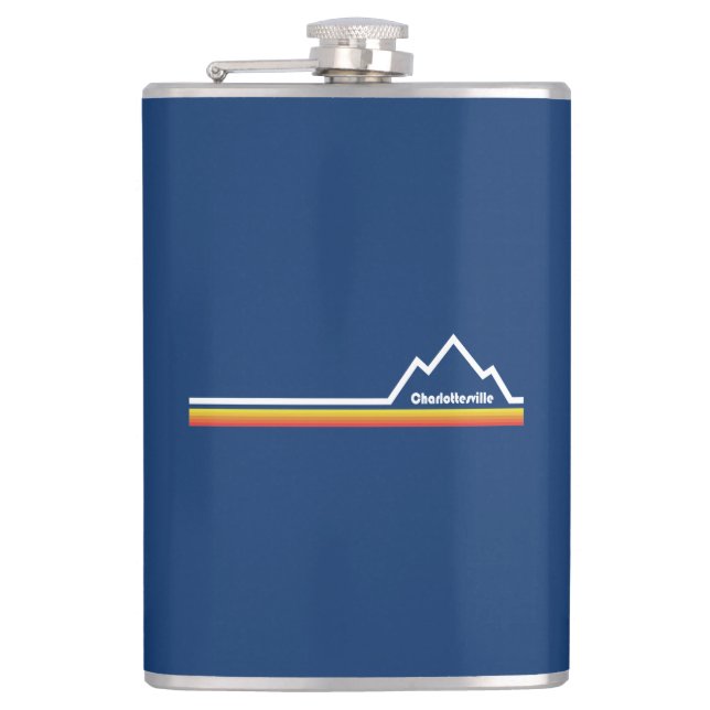 Charlottesville, Virginia Flask (Front)