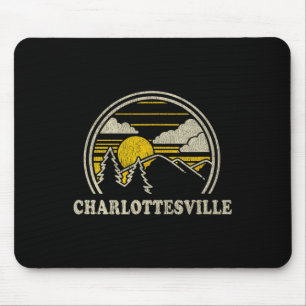 Charlottesville Virginia Va T Shirt Vintage Hiking Mouse Pad