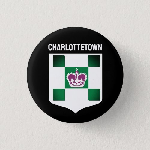 Charlottetown coat of arms _ PEI Button
