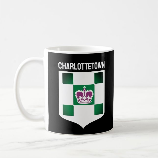 Charlottetown coat of arms - PEI Coffee Mug (Left)