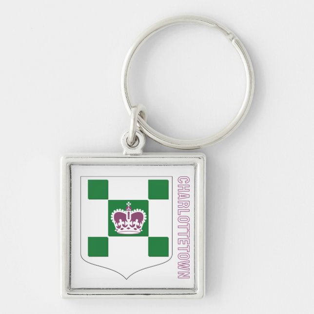 Charlottetown coat of arms - PEI Keychain (Front)