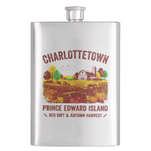 Charlottetown Prince Edward Island Red Dirt Autumn Flask