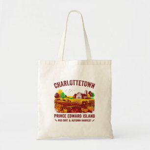 Charlottetown Prince Edward Island Red Dirt Autumn Tote Bag
