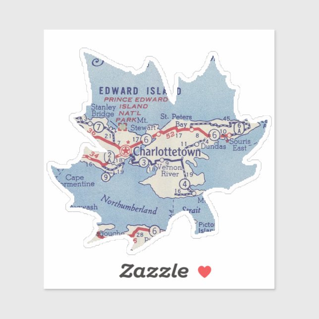 Charlottetown Prince Edward Island Sticker (Sheet)