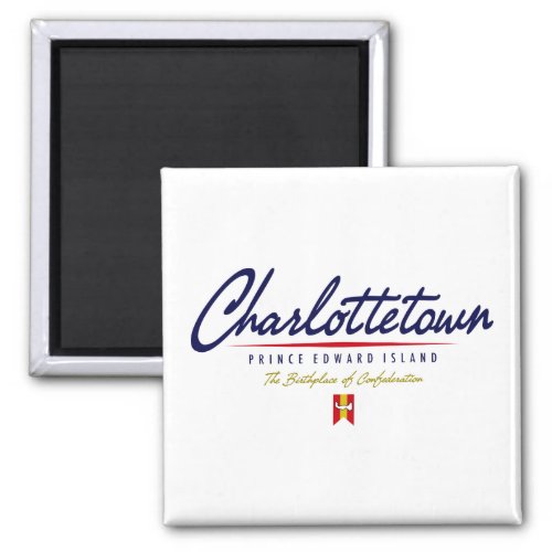 Charlottetown Script Magnet