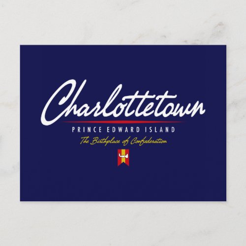 Charlottetown Script Postcard