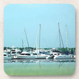 Charlston Boats Beverage Coaster