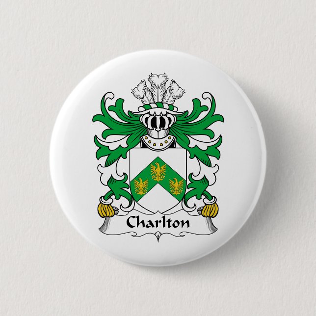 Charlton Family Crest Button (Front)