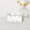 Charm Airy Greenery Marble Table Number  