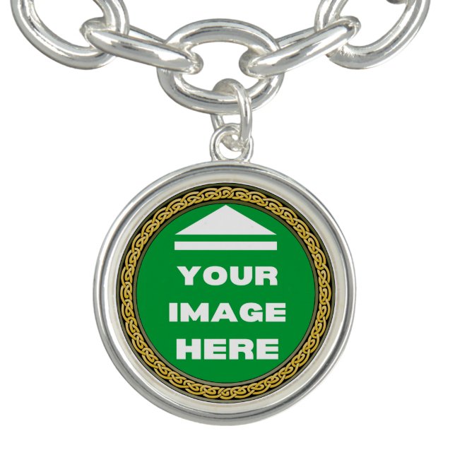 Charm Bracelet - Personalized - Add Image / Text (Design)