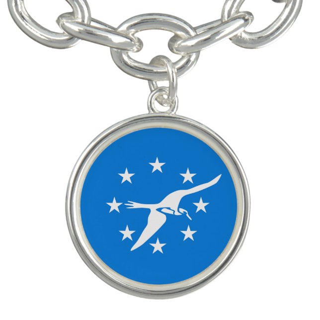 Charm bracelet with Flag of Corpus Christi (Design)