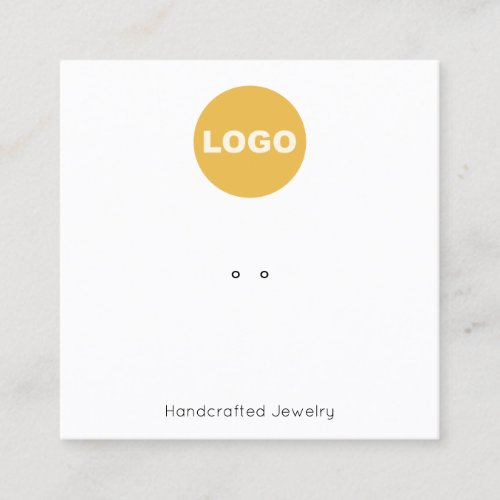 Charm Holder  Add Logo Square Display Square Business Card