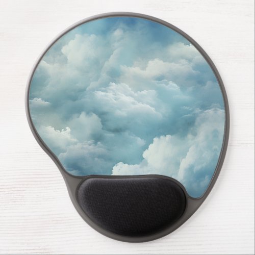 Charm in Cloudy Skies Gel Mouse Pad
