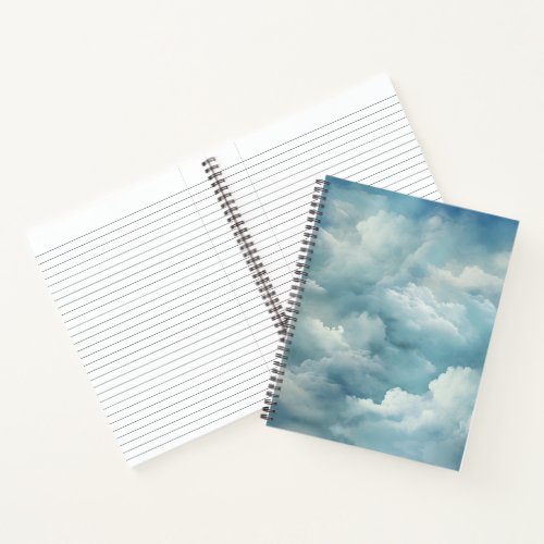 Charm in Cloudy Skies Notebook