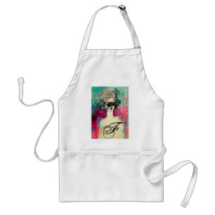 CHARM MONOGRAM ADULT APRON