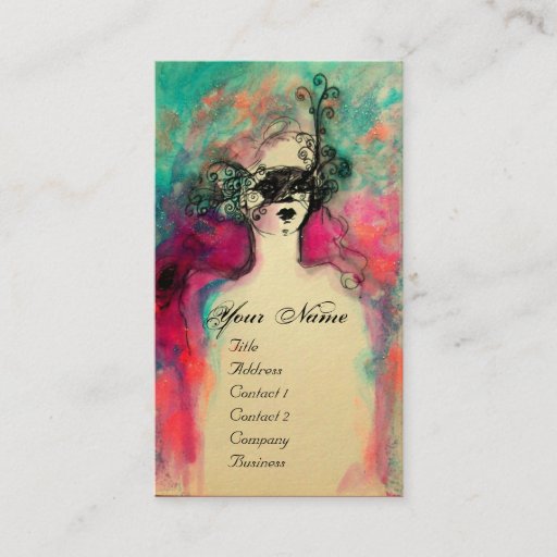 Customizable CHARM MONOGRAM BUSINESS CARD TEMPLATE