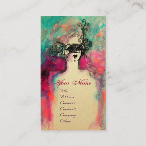 Customizable CHARM MONOGRAM BUSINESS CARD